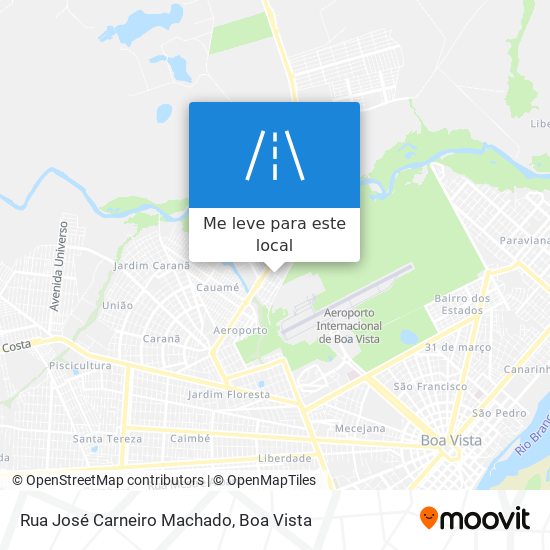 Rua José Carneiro Machado mapa