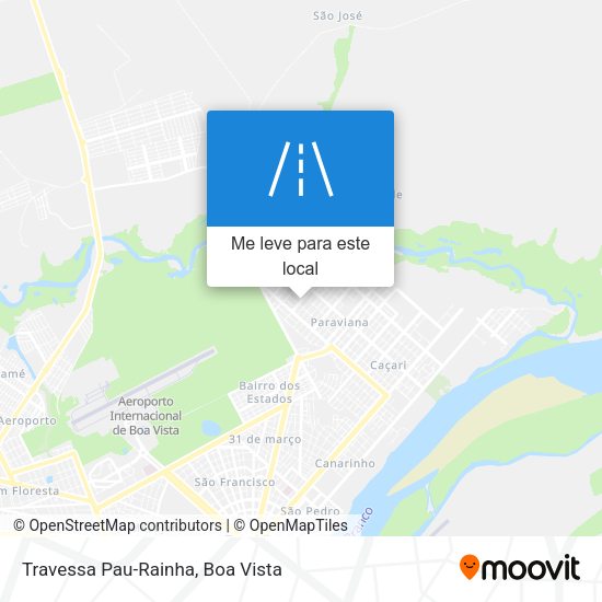Travessa Pau-Rainha mapa