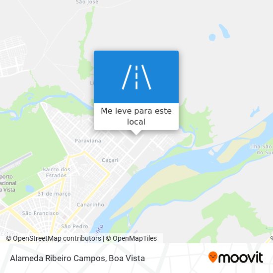 Alameda Ribeiro Campos mapa