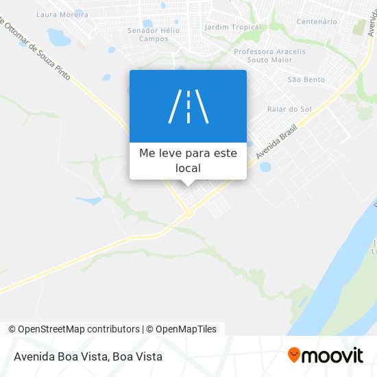 Avenida Boa Vista mapa