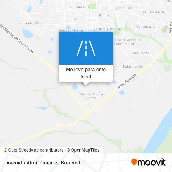 Avenida Almir Queirós mapa