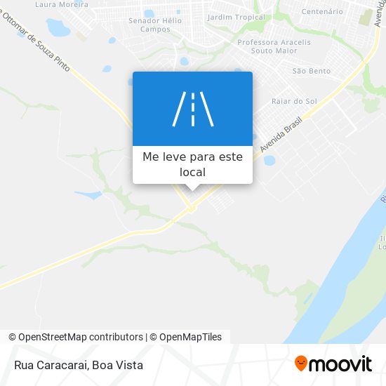 Rua Caracarai mapa