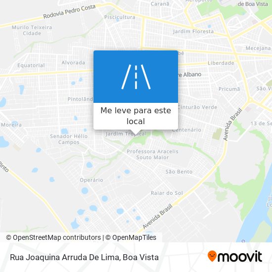 Rua Joaquina Arruda De Lima mapa