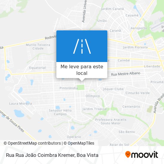 Rua Rua João Coimbra Kremer mapa