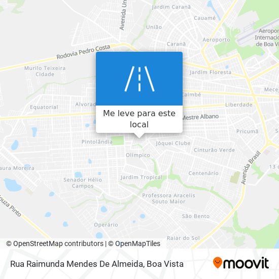 Rua Raimunda Mendes De Almeida mapa