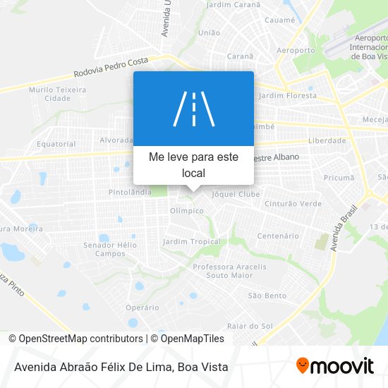 Avenida Abraão Félix De Lima mapa