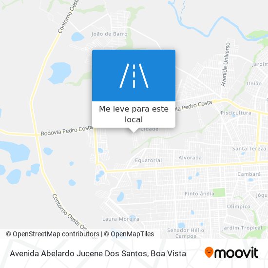 Avenida Abelardo Jucene Dos Santos mapa