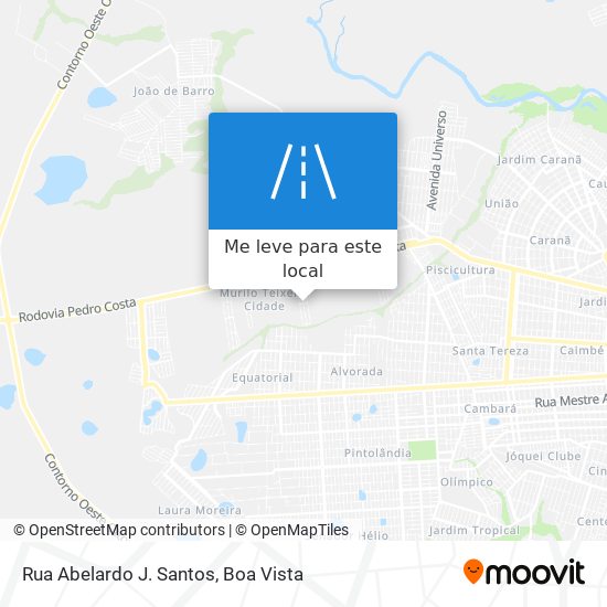 Rua Abelardo J. Santos mapa