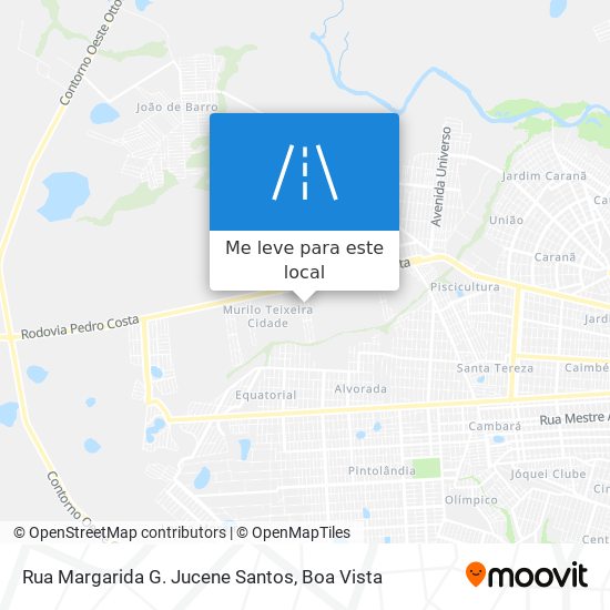 Rua Margarida G. Jucene Santos mapa