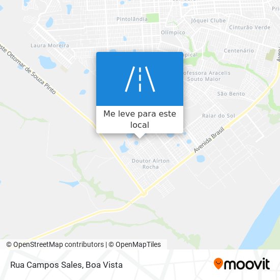 Rua Campos Sales mapa