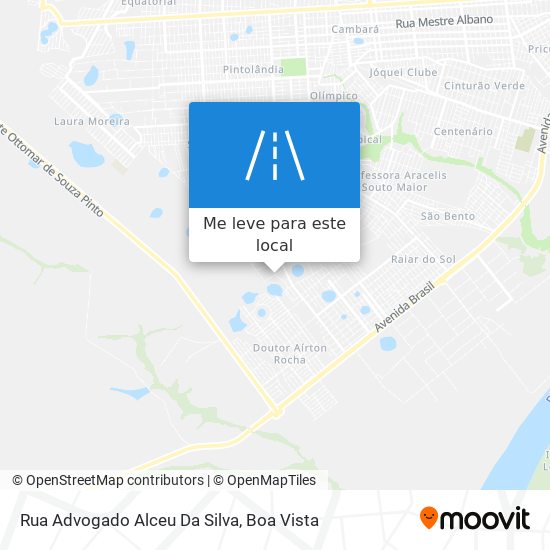 Rua Advogado Alceu Da Silva mapa