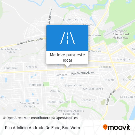 Rua Adalício Andrade De Faria mapa