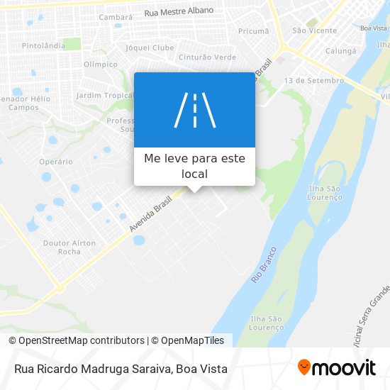 Rua Ricardo Madruga Saraiva mapa