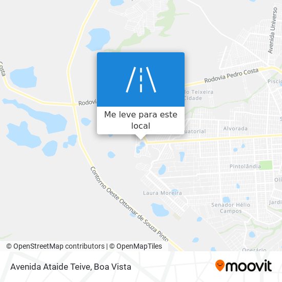 Avenida Ataide Teive mapa