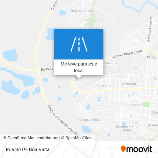Rua Sr-19 mapa