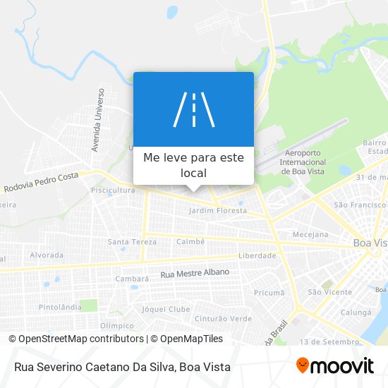 Rua Severino Caetano Da Silva mapa