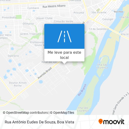 Rua Antônio Eudes De Souza mapa