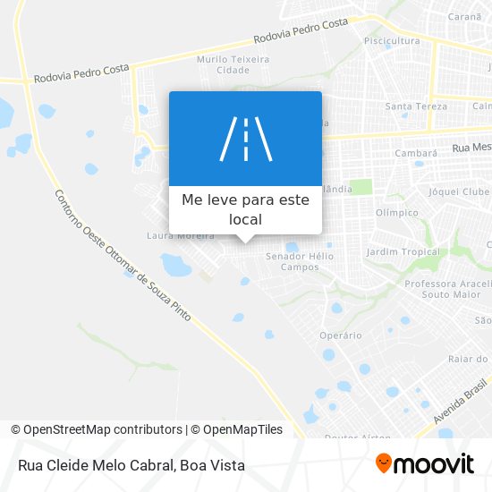 Rua Cleide Melo Cabral mapa