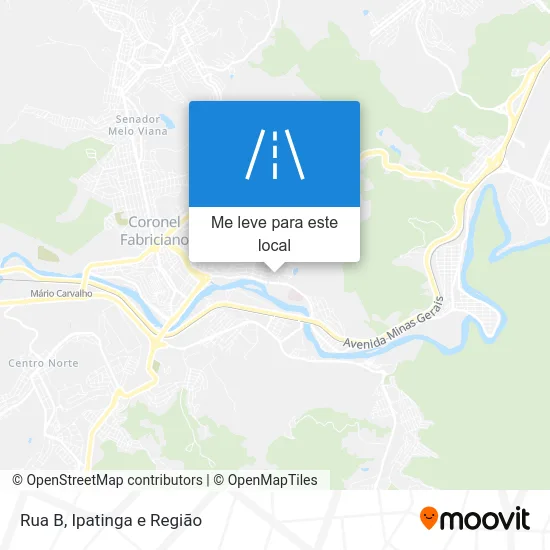 Rua B mapa