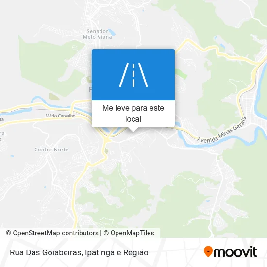 Rua Das Goiabeiras mapa