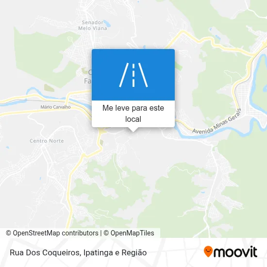 Rua Dos Coqueiros mapa