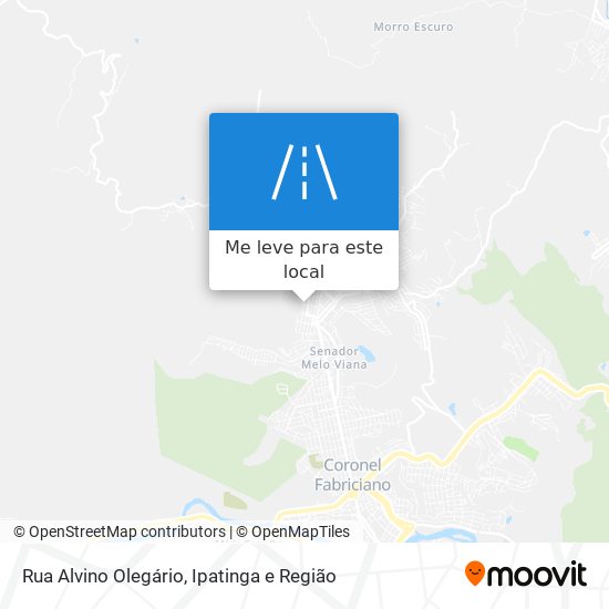 Rua Alvino Olegário mapa