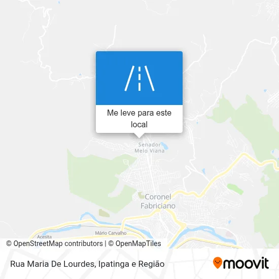 Rua Maria De Lourdes mapa