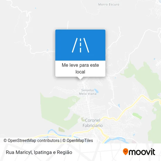 Rua Maricyl mapa