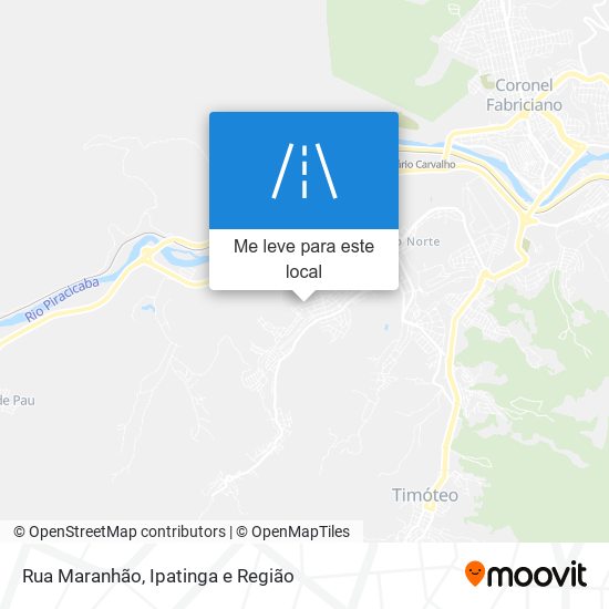 Rua Maranhão mapa