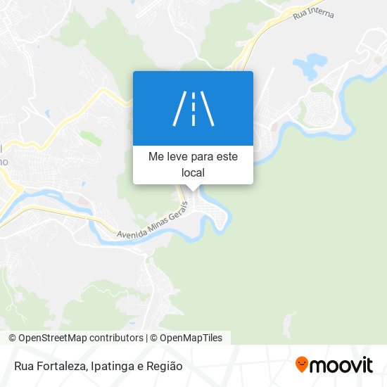 Rua Fortaleza mapa