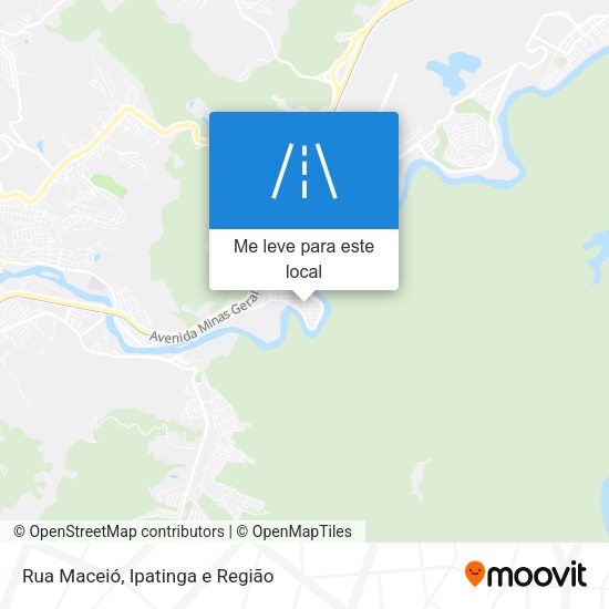 Rua Maceió mapa
