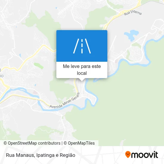 Rua Manaus mapa