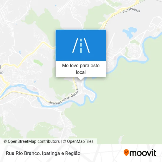 Rua Rio Branco mapa