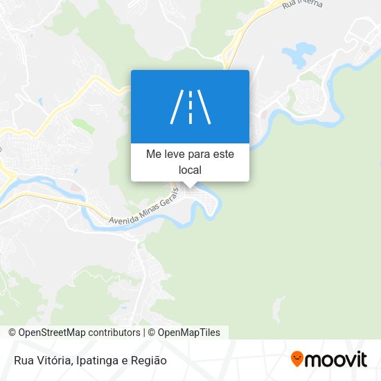 Rua Vitória mapa