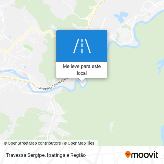 Travessa Sergipe mapa