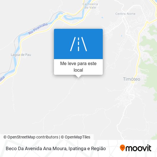 Beco Da Avenida Ana Moura mapa