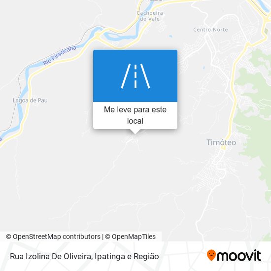 Rua Izolina De Oliveira mapa