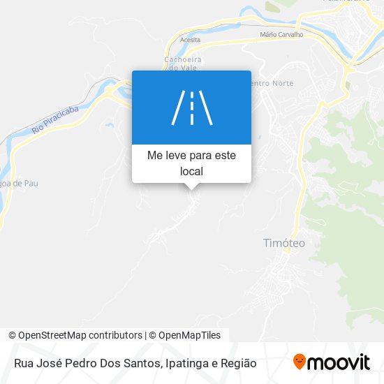 Rua José Pedro Dos Santos mapa