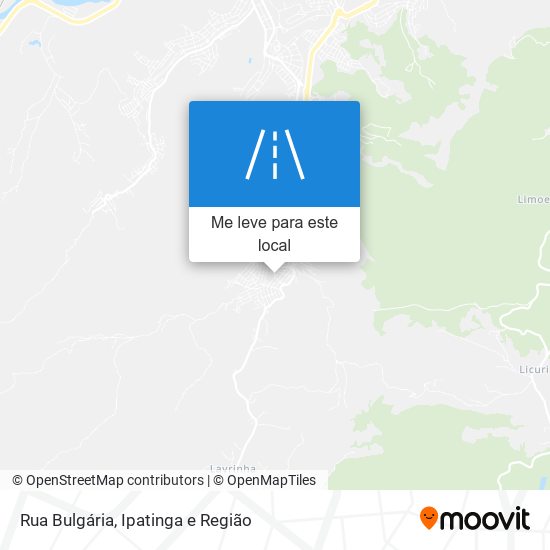 Rua Bulgária mapa