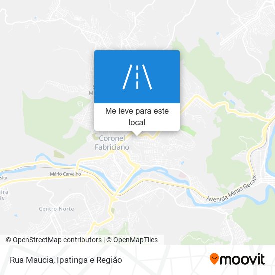 Rua Maucia mapa