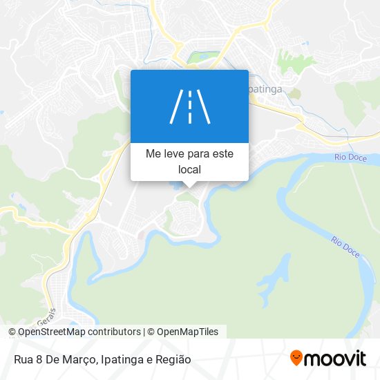 Rua 8 De Março mapa