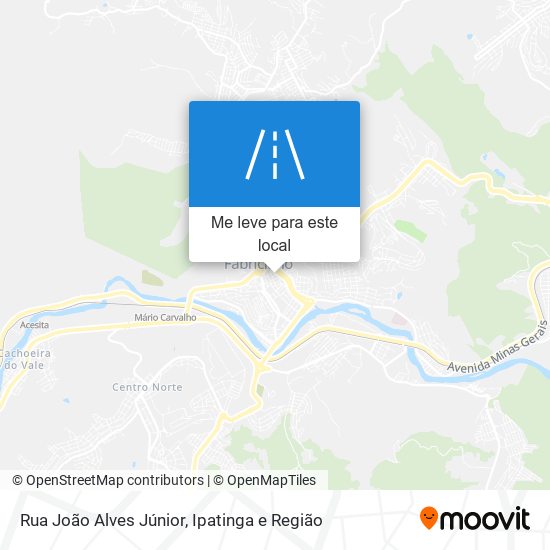 Rua João Alves Júnior mapa