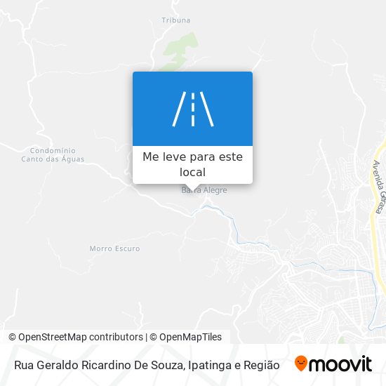 Rua Geraldo Ricardino De Souza mapa