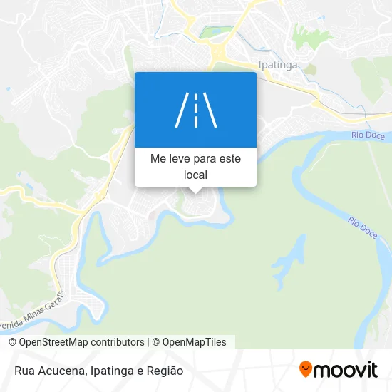Rua Acucena mapa