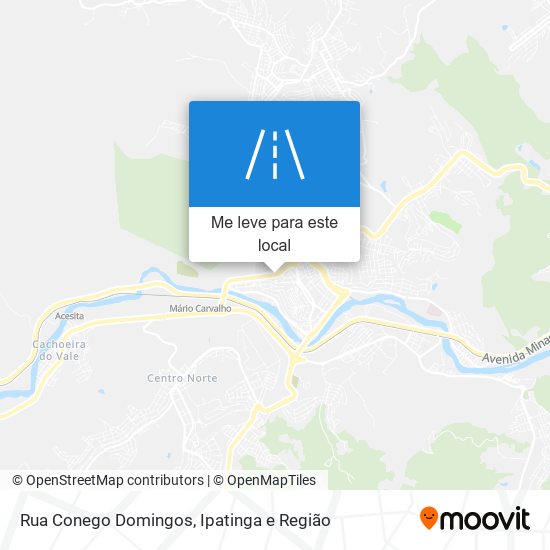 Rua Conego Domingos mapa