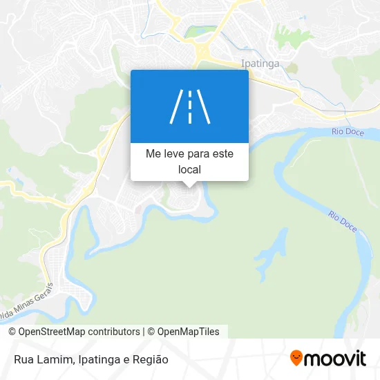 Rua Lamim mapa
