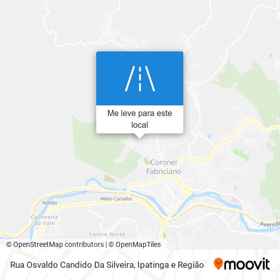 Rua Osvaldo Candido Da Silveira mapa