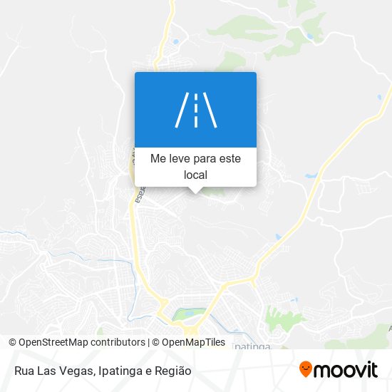 Rua Las Vegas mapa