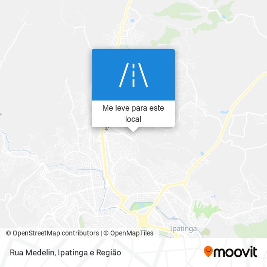 Rua Medelin mapa