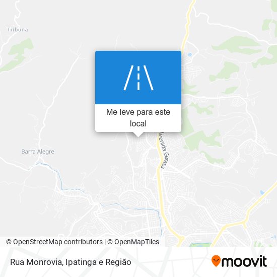 Rua Monrovia mapa